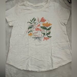 Old navy kids medium white shirt with flowers